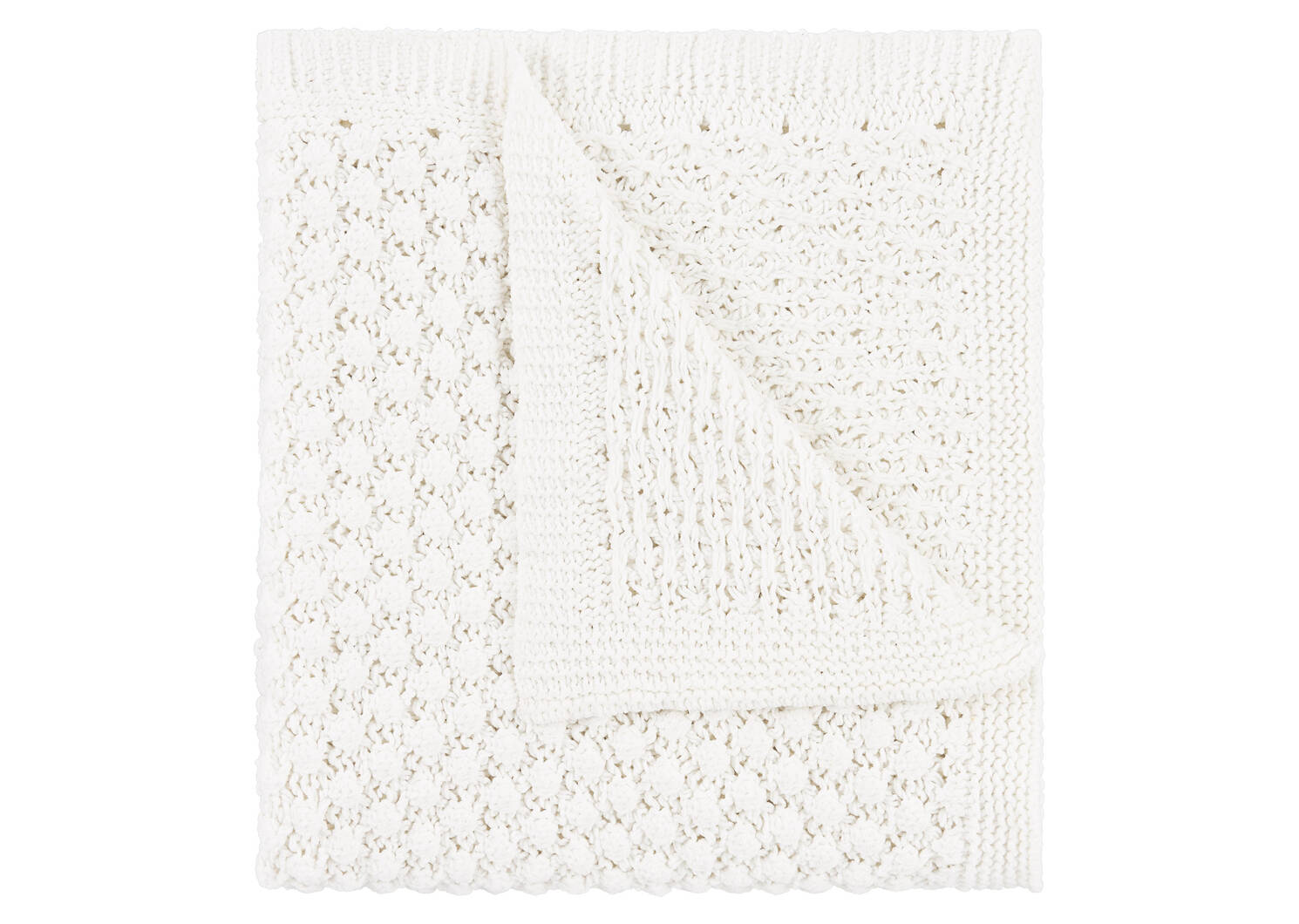 Ellie Chenille Throw Ivory