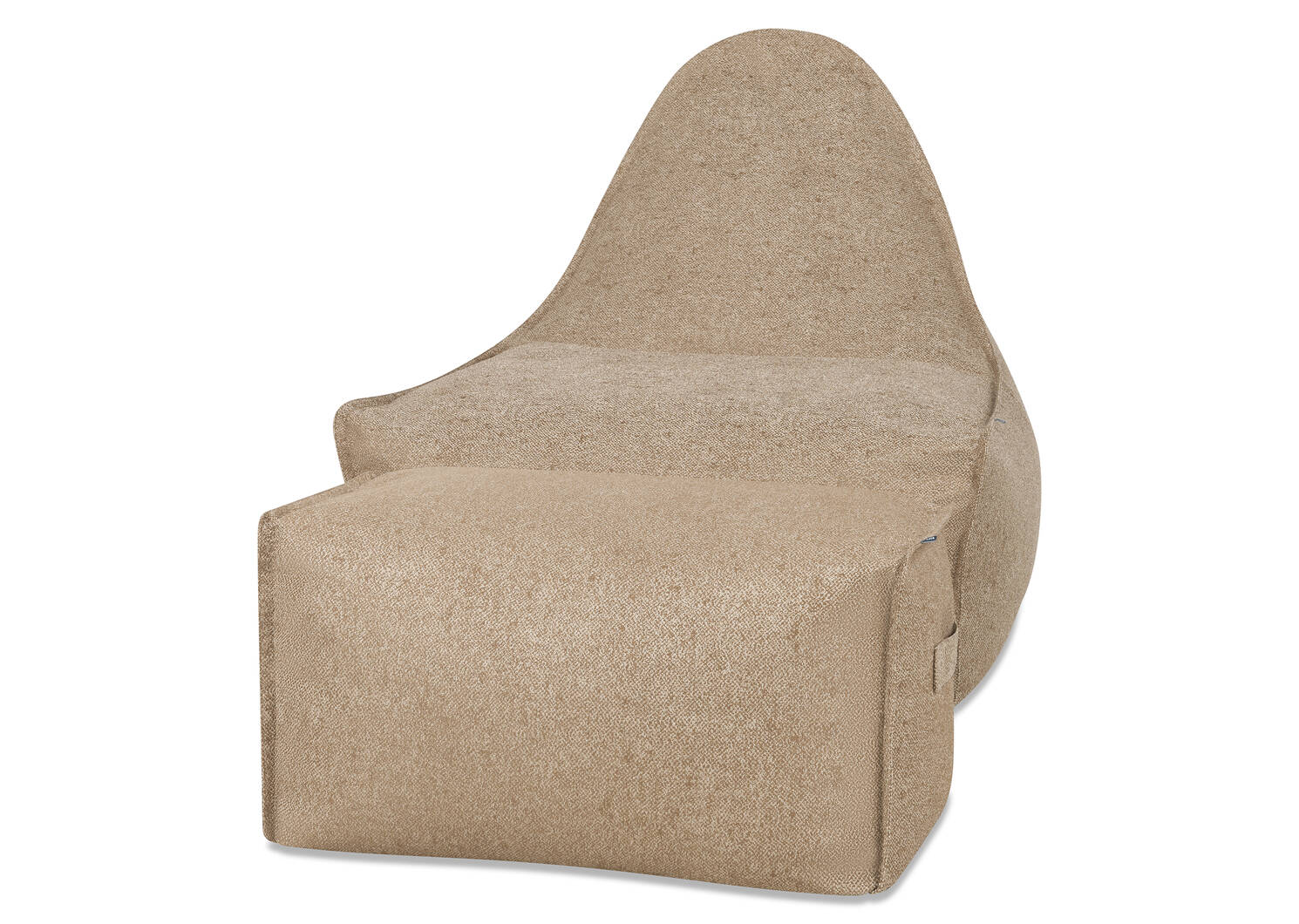 Cabana Chair w/ Ottoman -Lani Wheat
