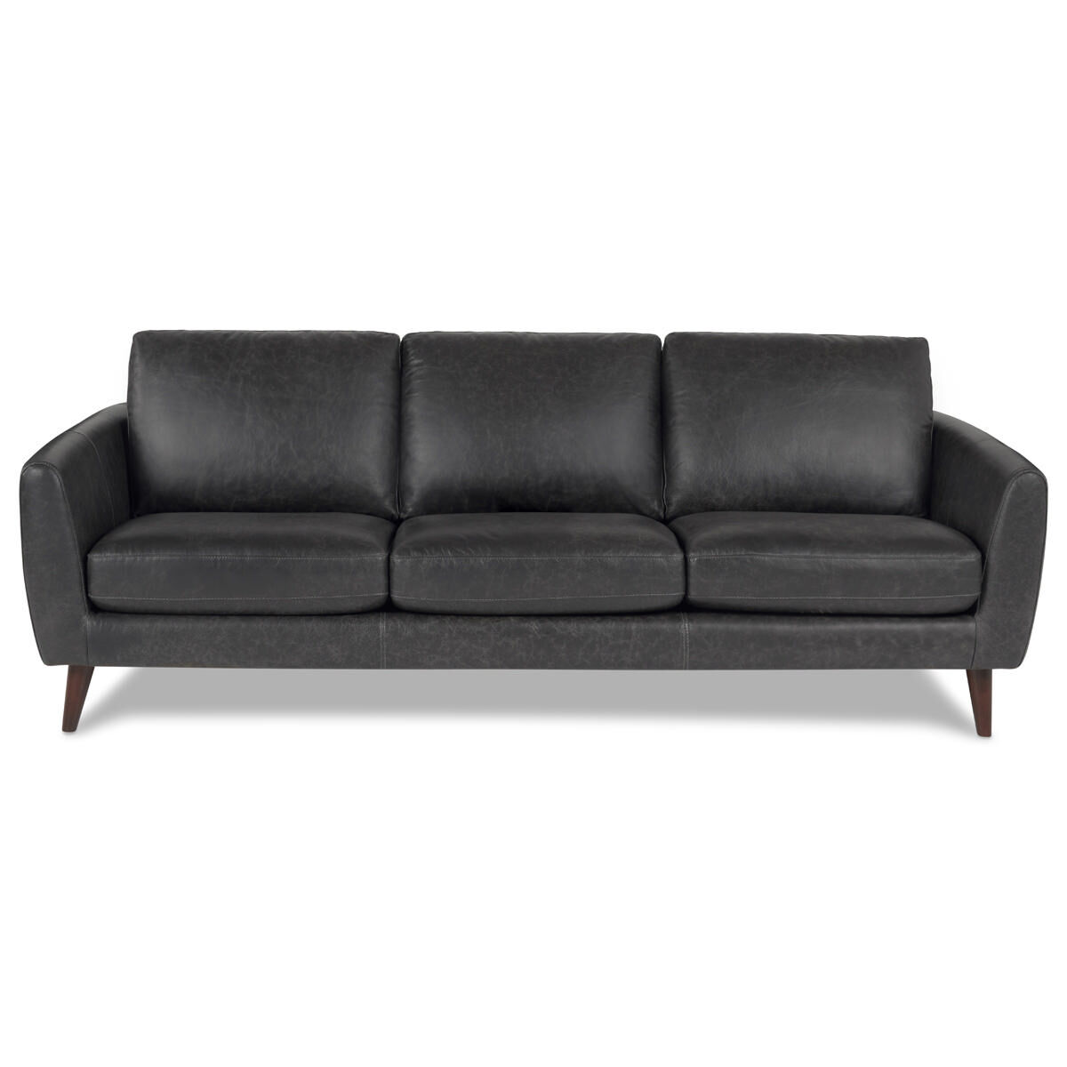 Urban barn leather sales sofa