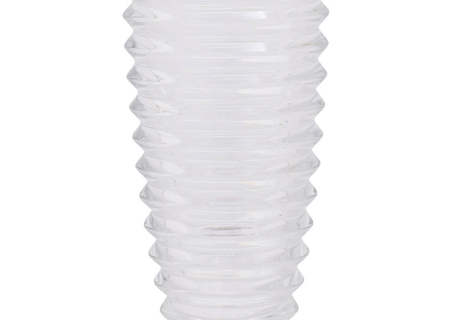Vase en verre Reese transparent