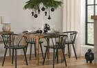 Vale Ball Ornament Black