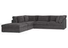 Antonio Sectional -Gilligan Fog, LCF