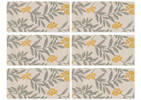 Morris Napkins Set of 6 Natural/Sage