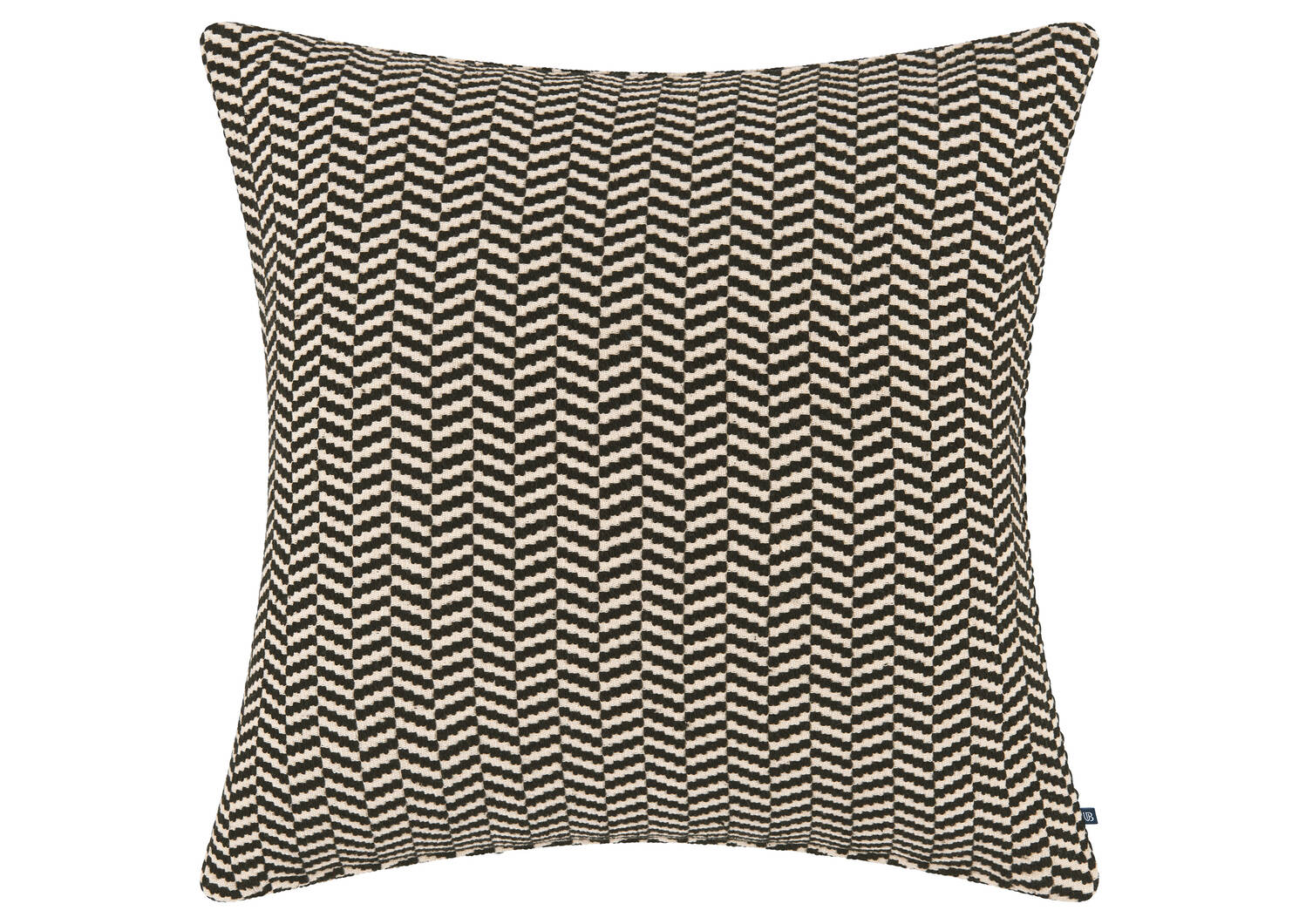 Montague Cotton Pillow 20x20 Black/White