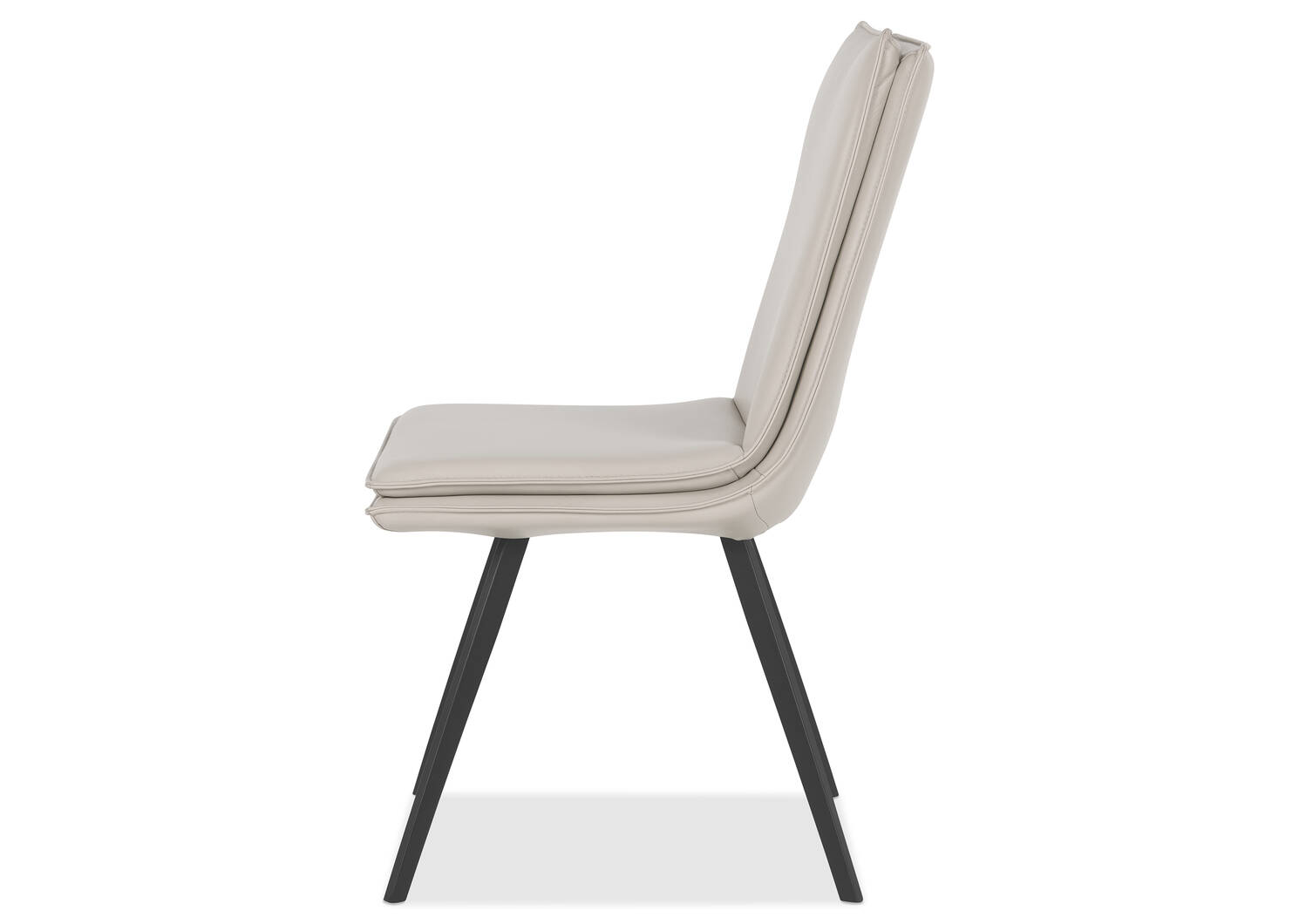 Chaise en cuir Spence -Rory colombe