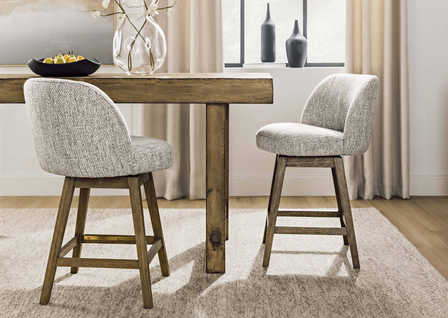 Mirau Swivel Counter Stool -Sierra Haze