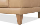 Carson Leather Sofa Chaise LCF -Zen Ston