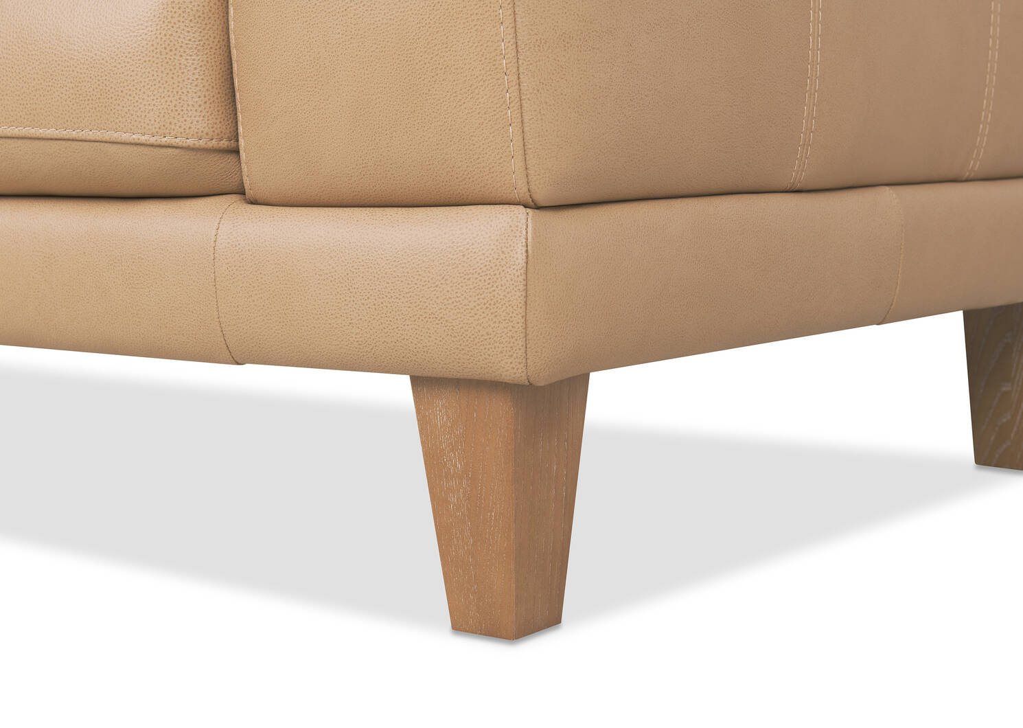 Carson Leather Sofa Chaise LCF -Zen Ston