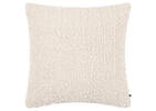 Coussin en boucle Cleo 20x20 ivoire