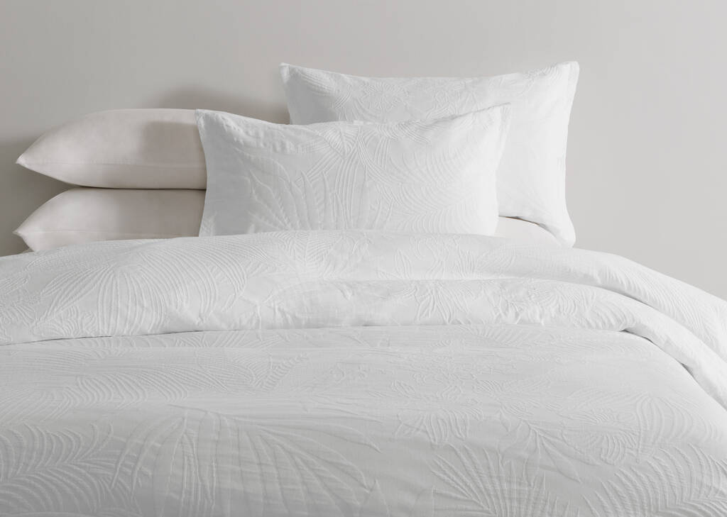 Parson Duvet Sets - White