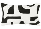 Roque Pillow 14x24 Ivory/Black