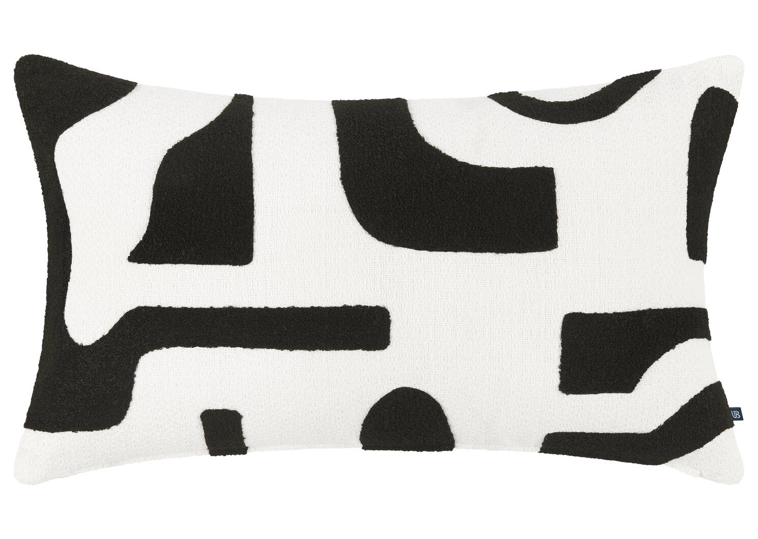 Roque Pillow 14x24 Ivory/Black