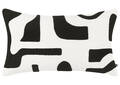 Coussin Roque 14x24 ivoire/noir