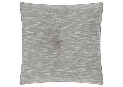 Coussin boîte de coton Jones 20x20 gris