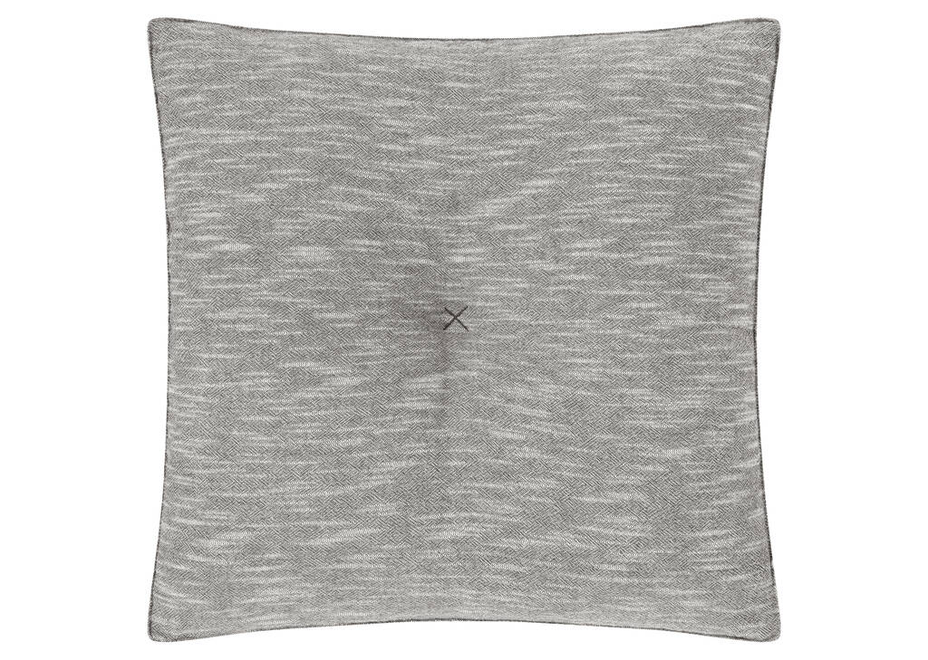 Coussin boîte de coton Jones 20x20 gris