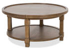 Merrin Round Coffee Table -Larke Brandy