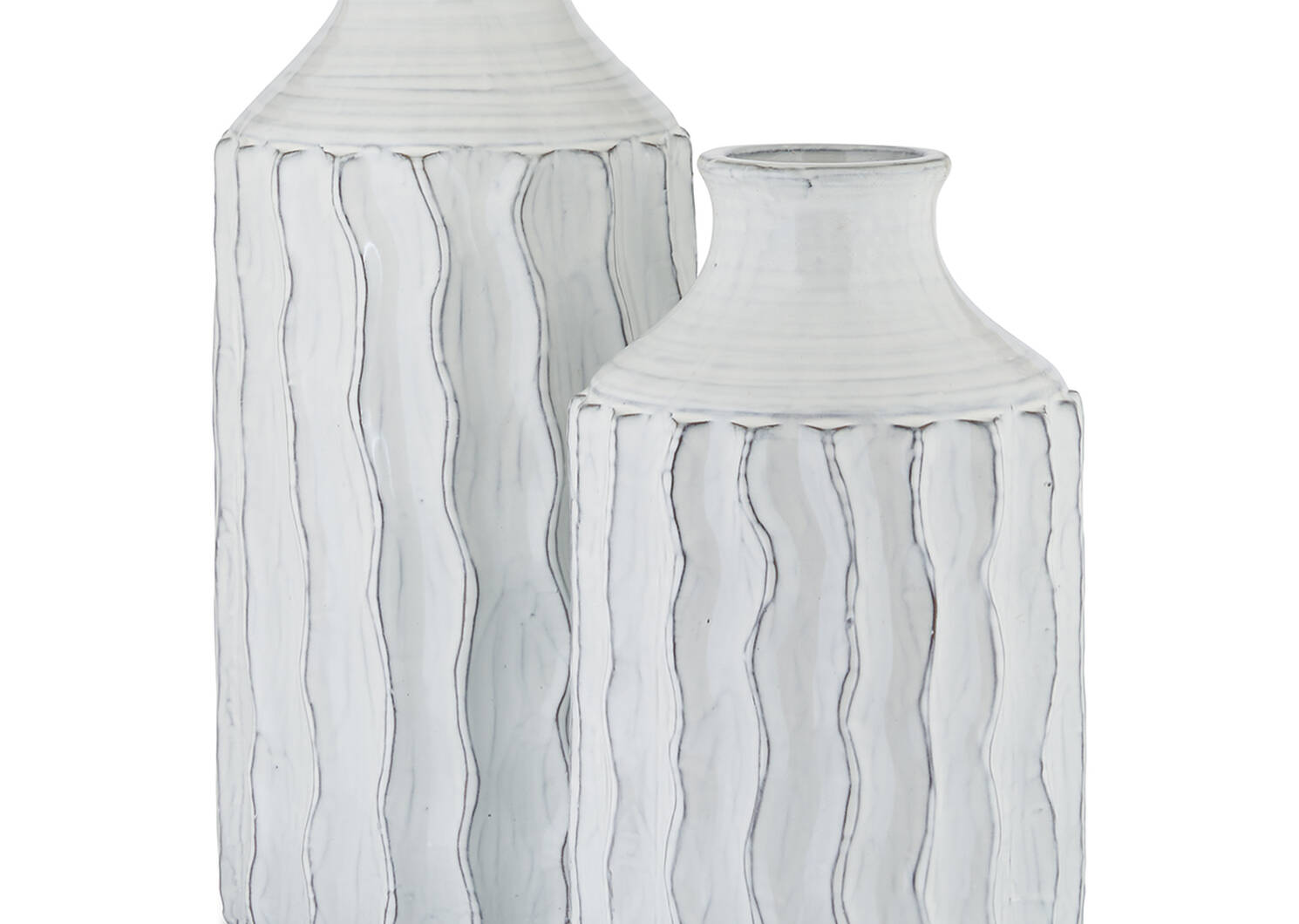 Theros Vase Large White/Black