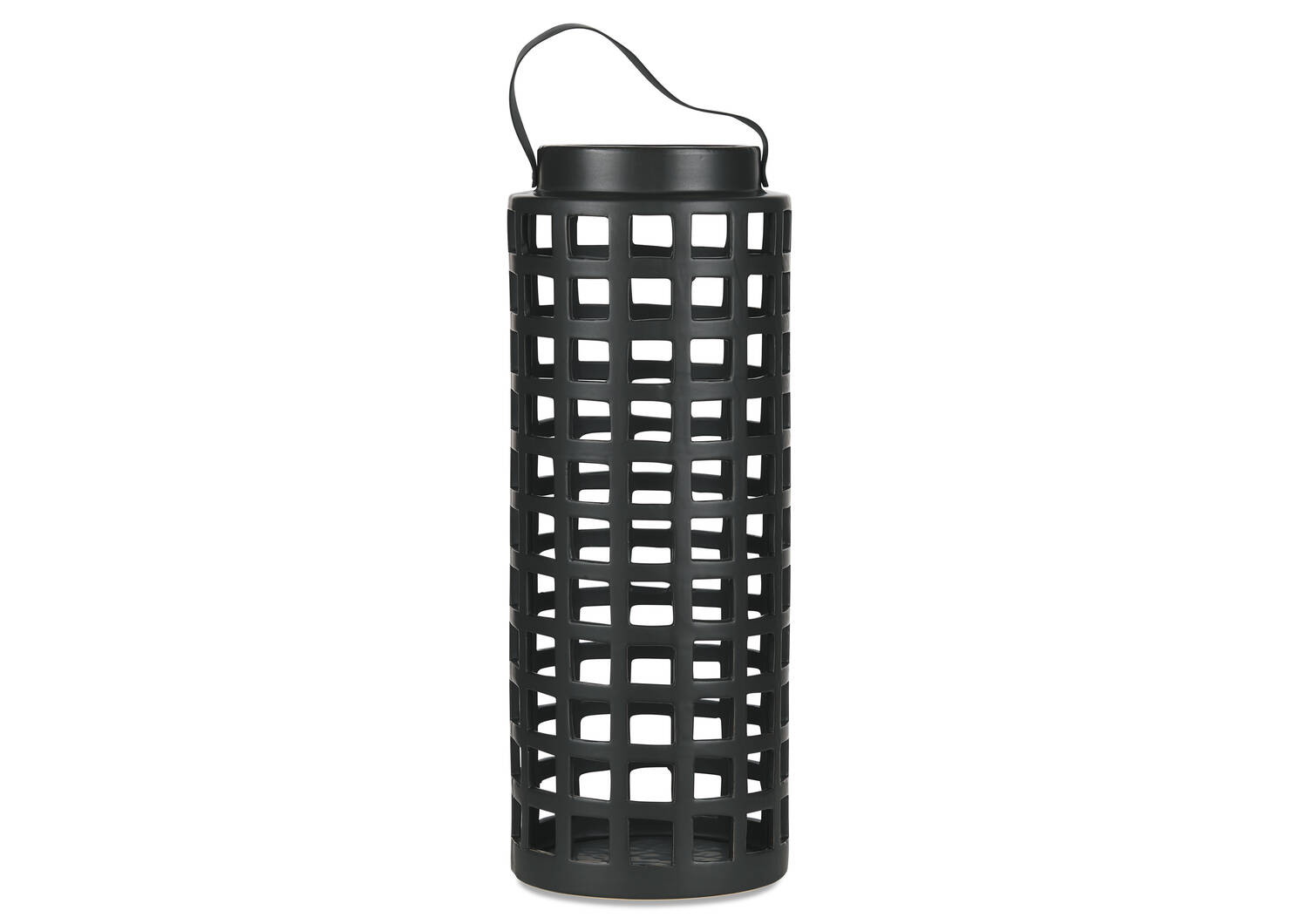 Luce Lantern Tall Black