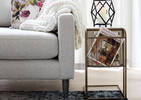 Perkins Tuck Table -Simba Brass