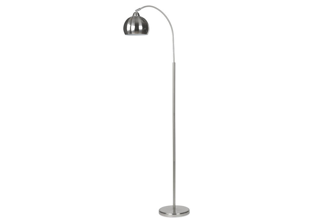 Aura Floor Lamp Polished Steel
