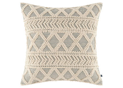 Sourisk Pillow 24x24 Grey/Ivory