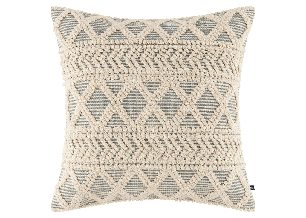 Sourisk Pillow 24x24 Grey/Ivory