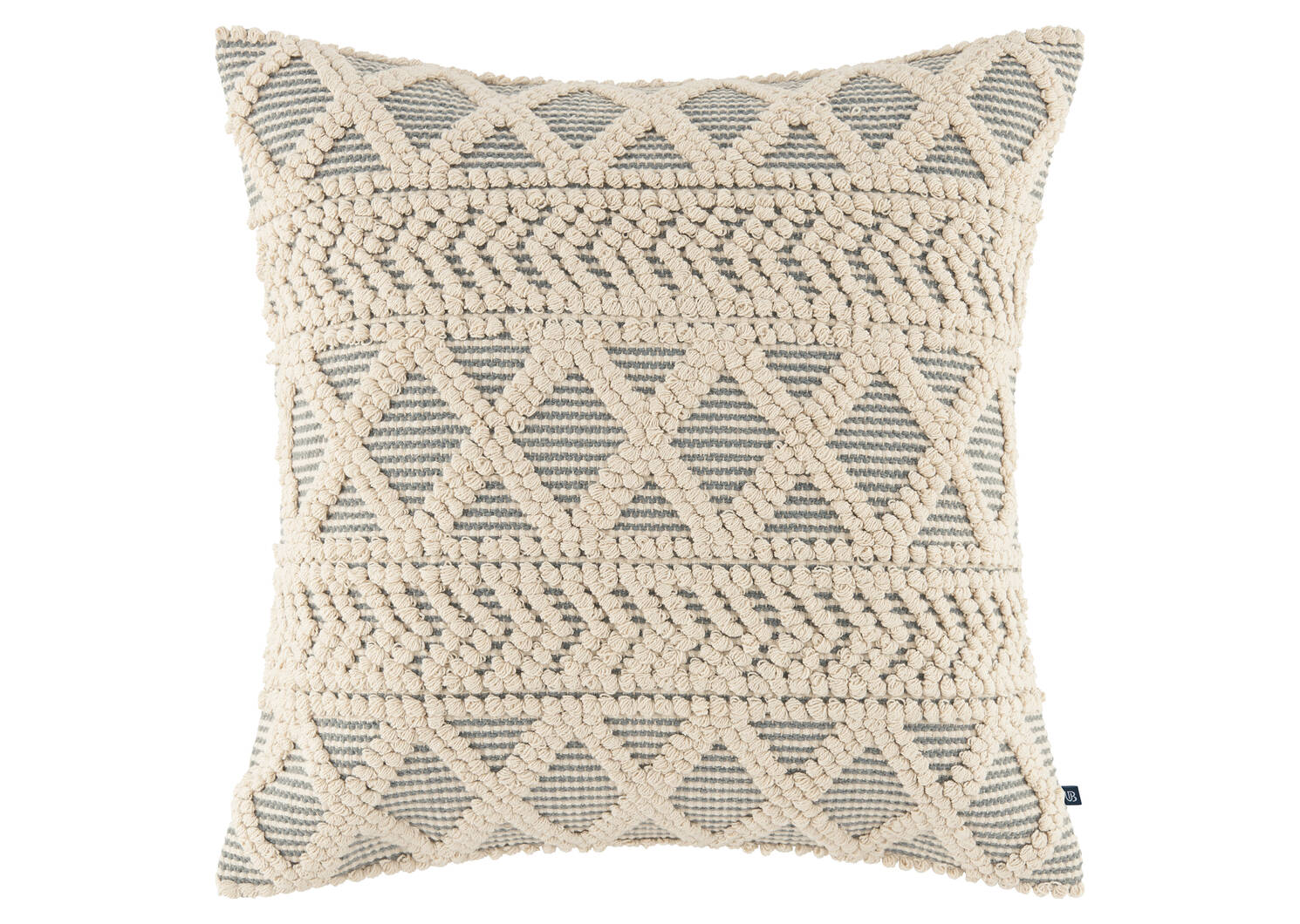 Sourisk Pillow 24x24 Grey/Ivory