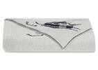 Dasher Reindeer Throw Natural/Grey