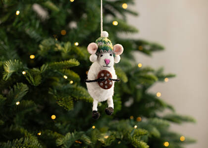 Melvin Mouse Ornament