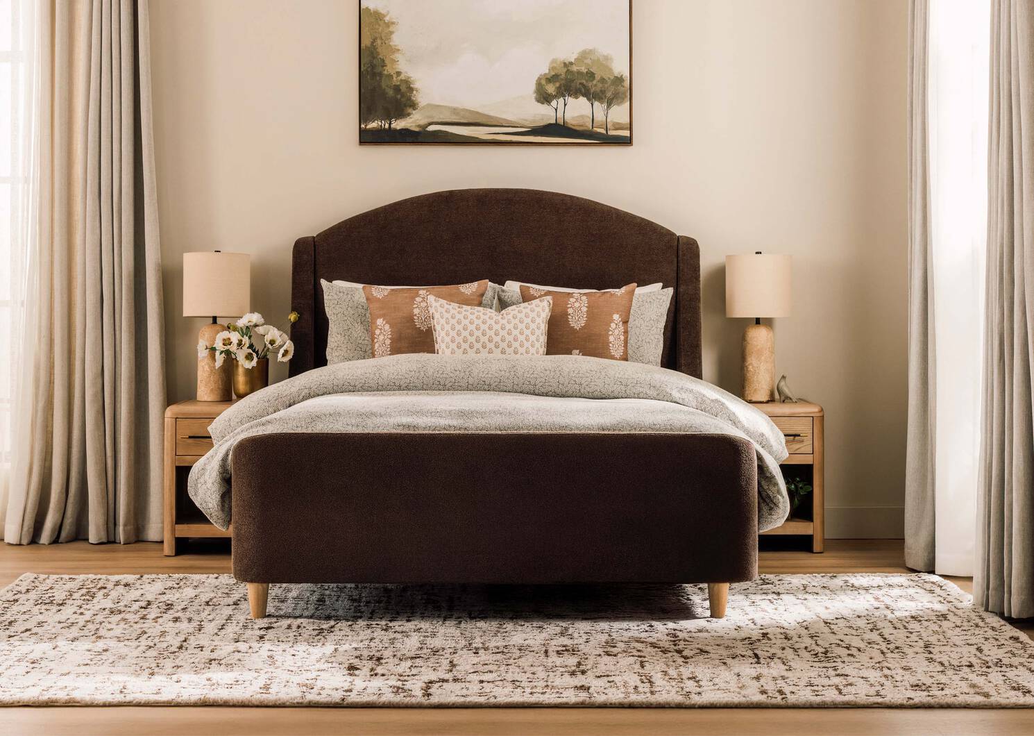 Saracino Bed -Arden Kona, QUEEN
