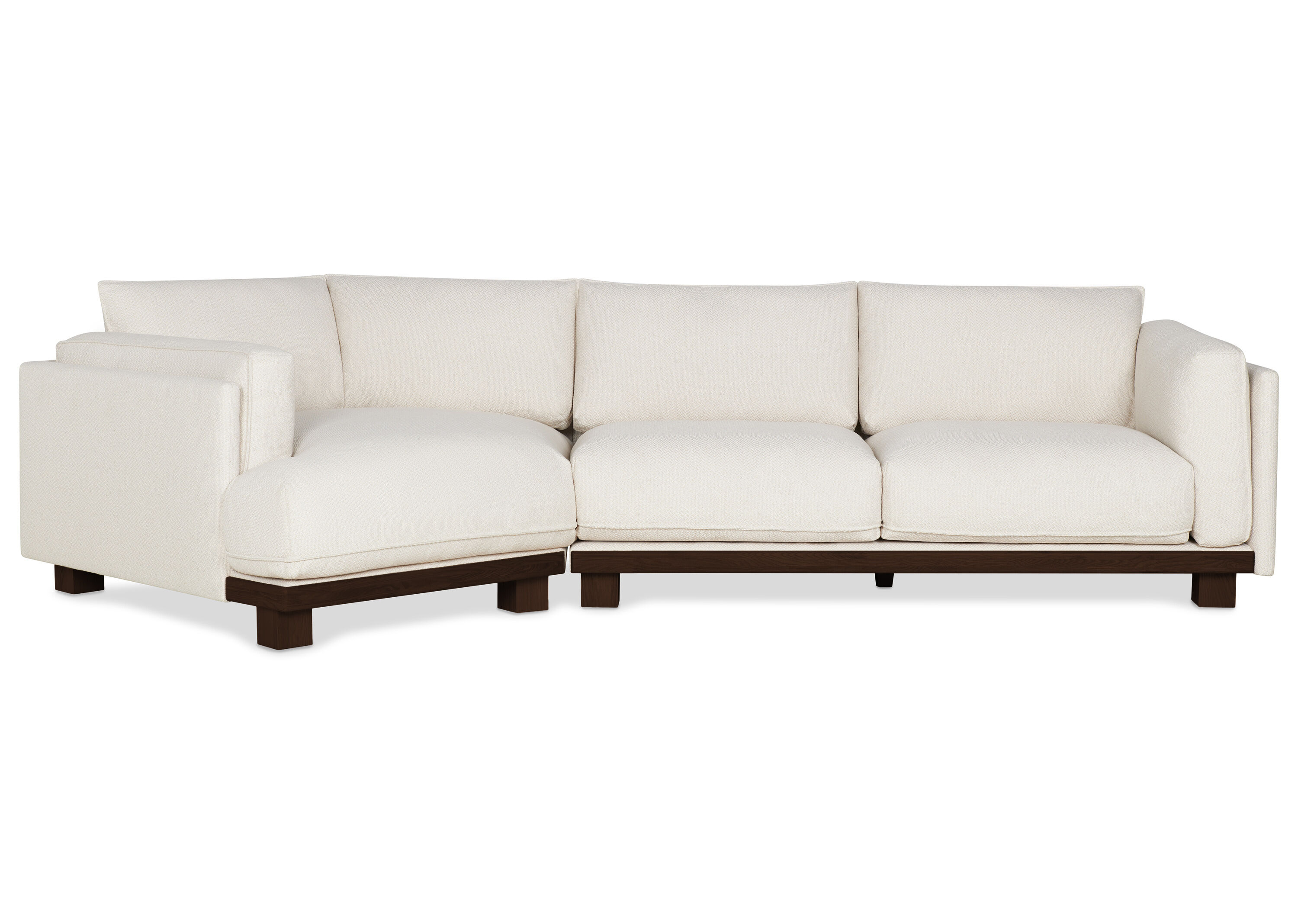 Leighton Sectional Espresso Urban Barn