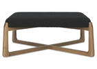 Brona Square 38" Ottoman -Amalie Black