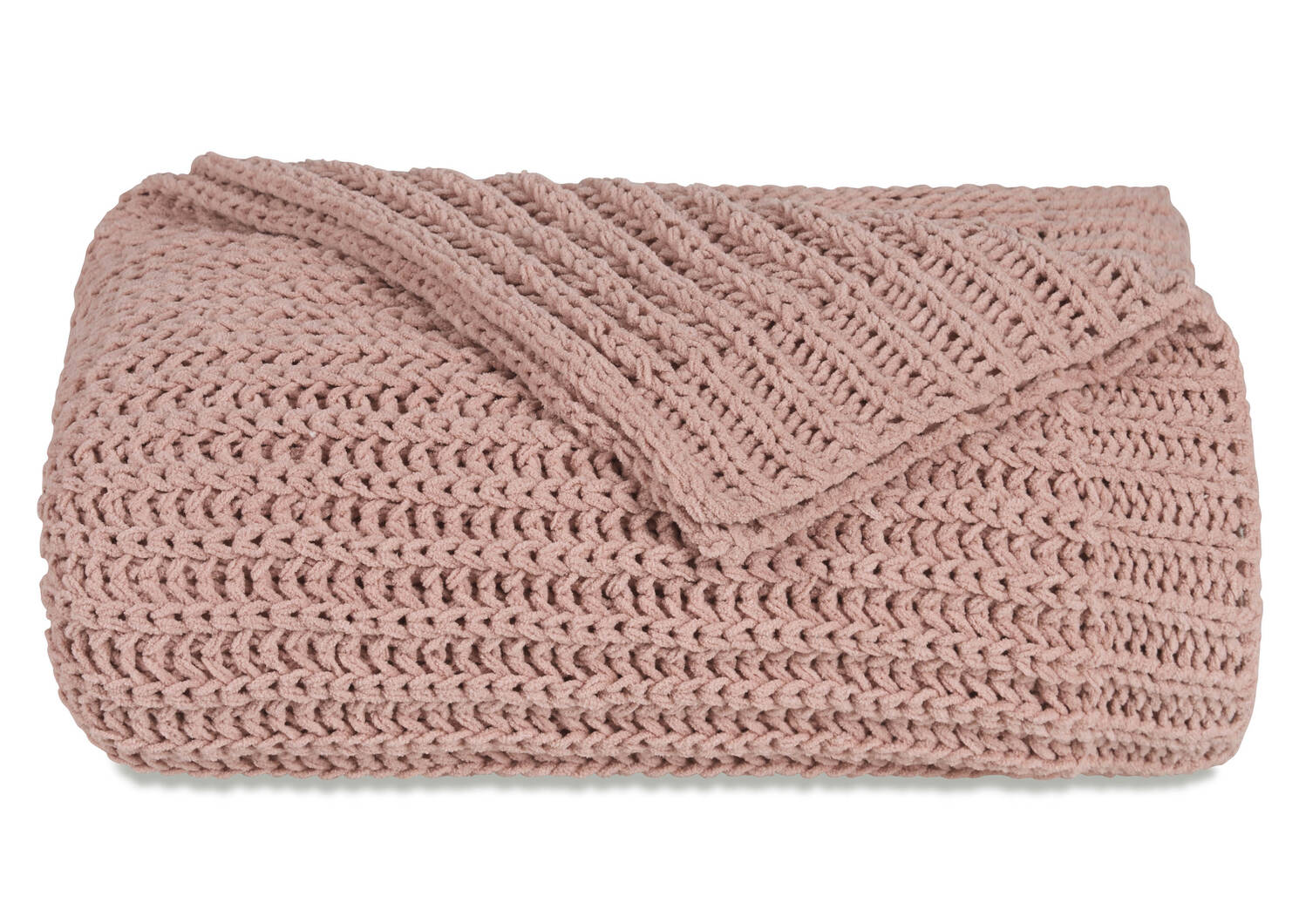 Cavendish Chenille Throw Ballet Pink