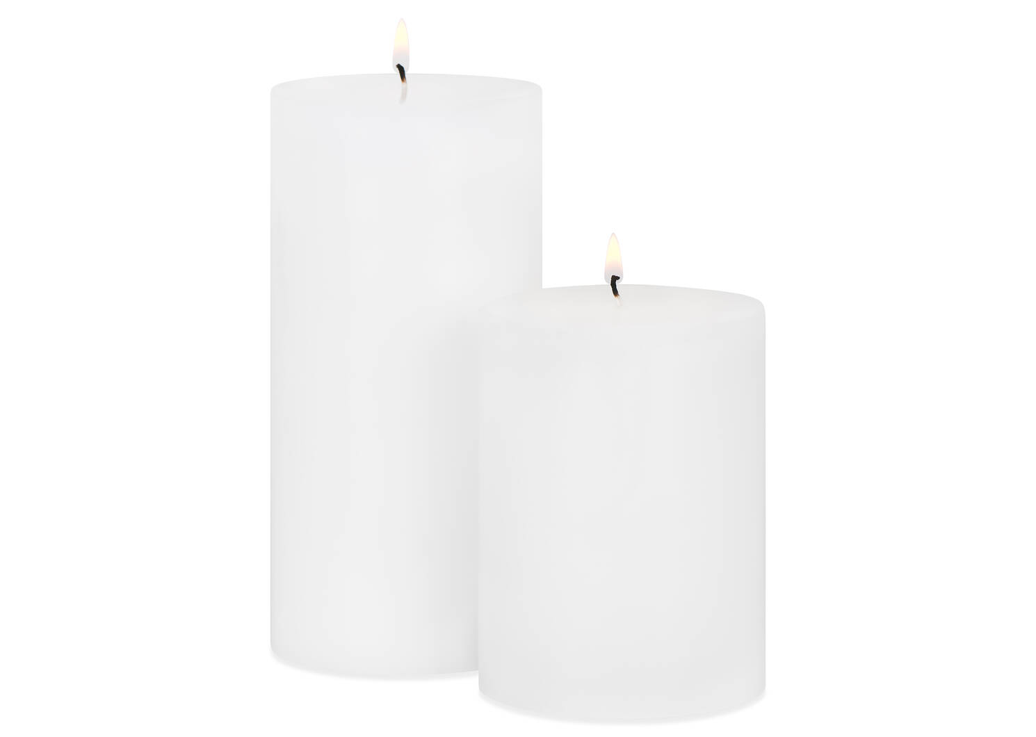 Cassa Candle 3x4 White Unscented