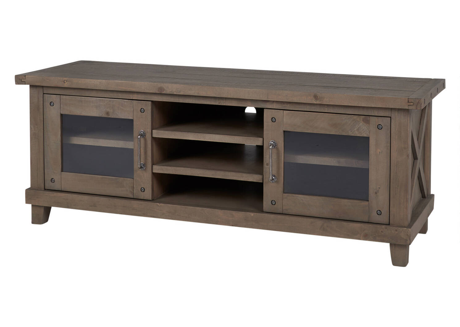Ironside Entertainment Unit -Rustic Grey
