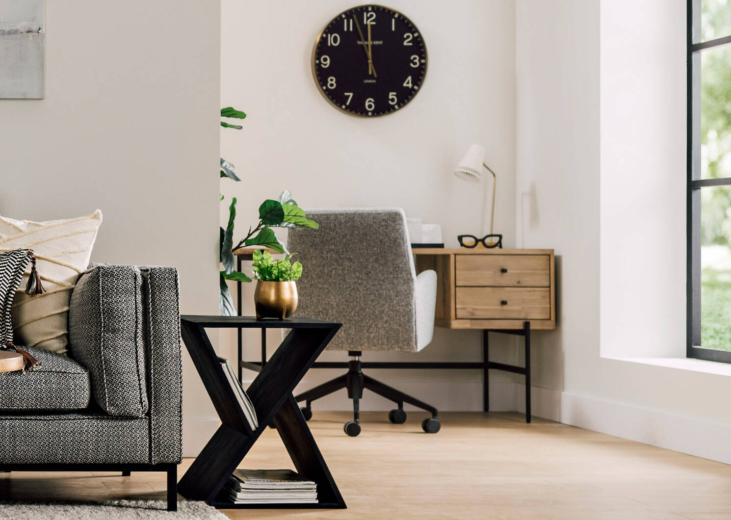 Sequoia Accent Table -Portica Coal