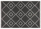 Tapis ext. Loreto 79x115 noir/blanc