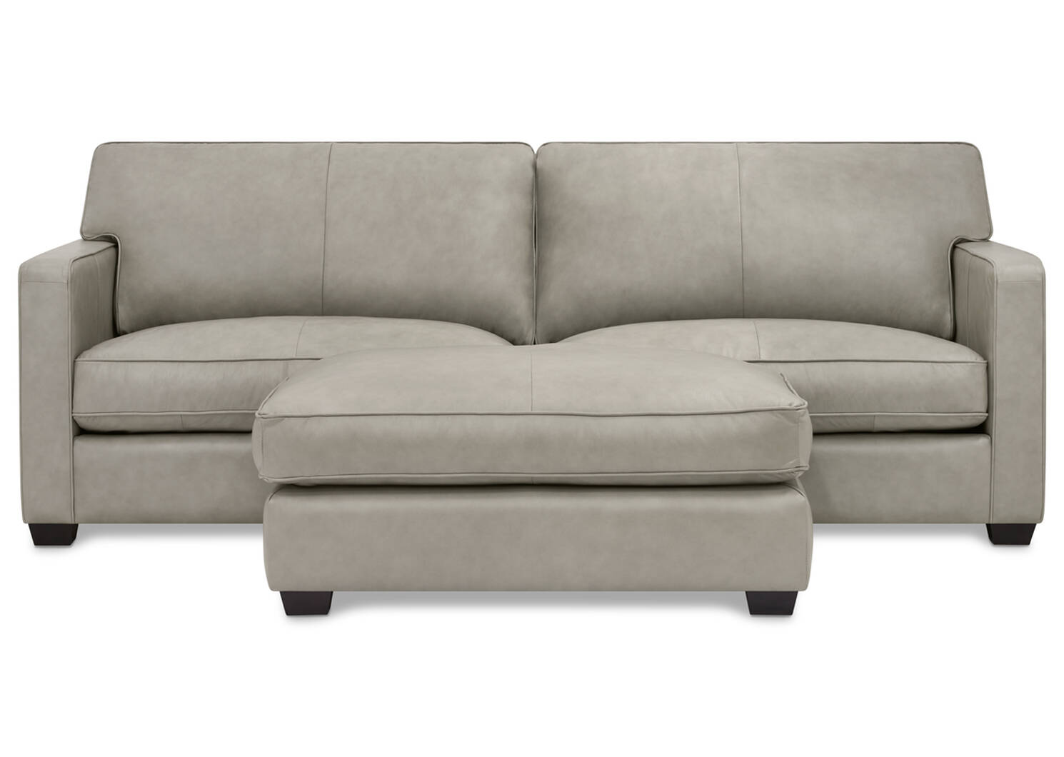 burke leather sofa sku 539477