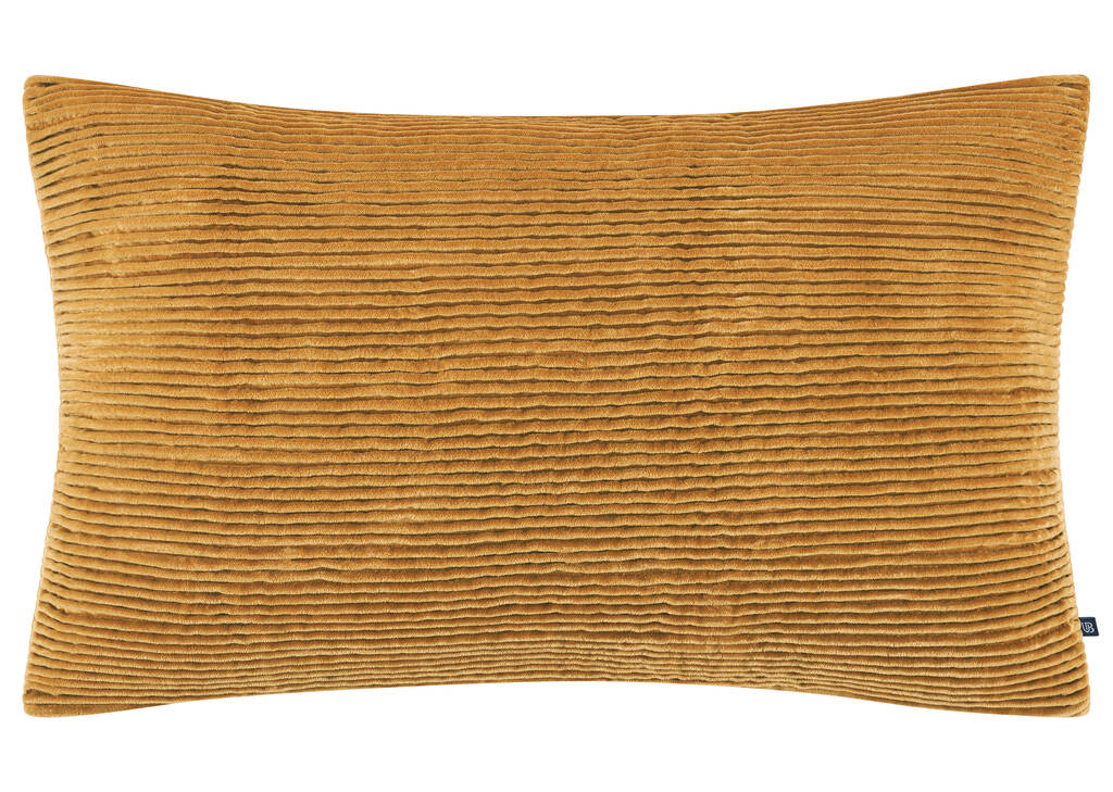Viola Velvet Pillow 14x24 Marigold