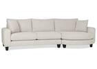 Bronx Round Chaise RCF -Fairfax Oyster