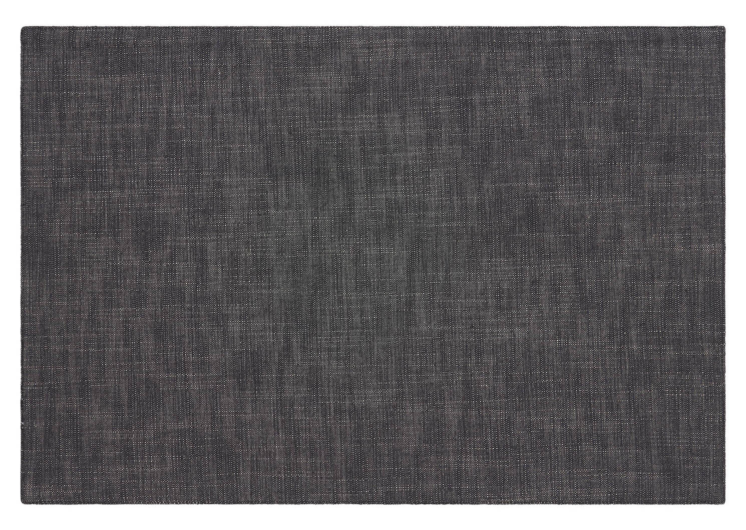 Beaumaris Stripe Placemat Charcoal/Nat