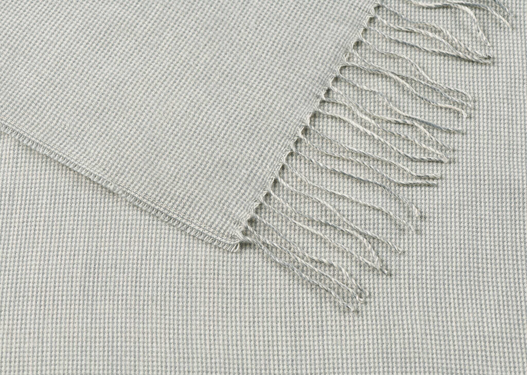 Marlow Check Throw Ivory/Grey
