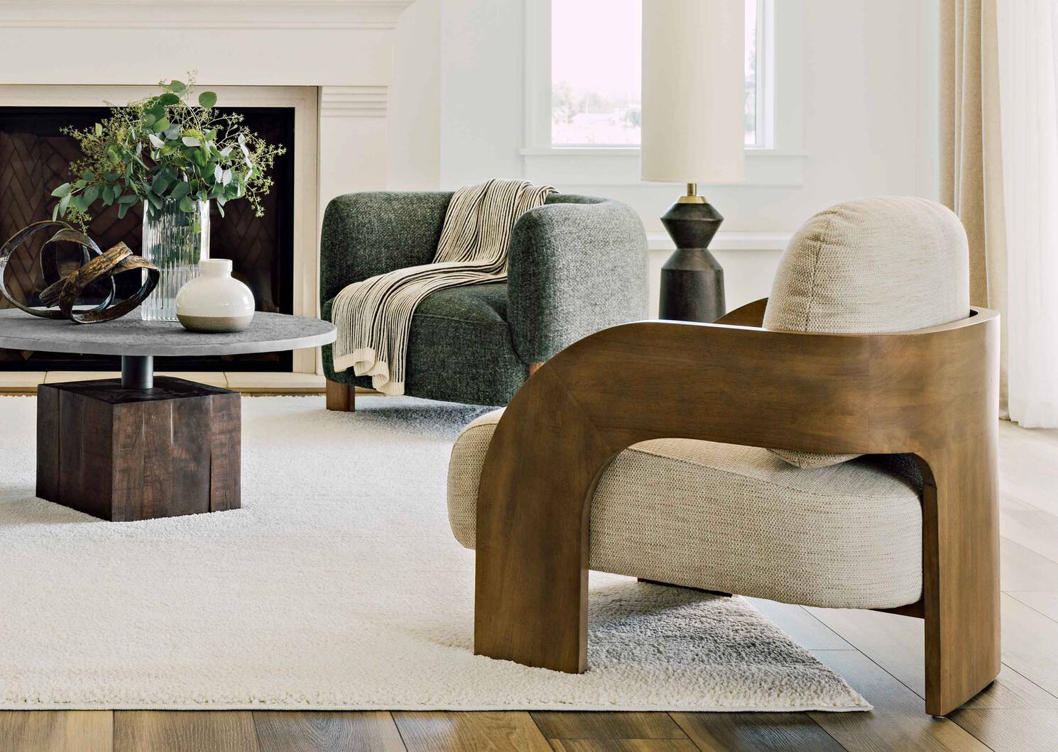 Dawson Throw Ivory/Sage