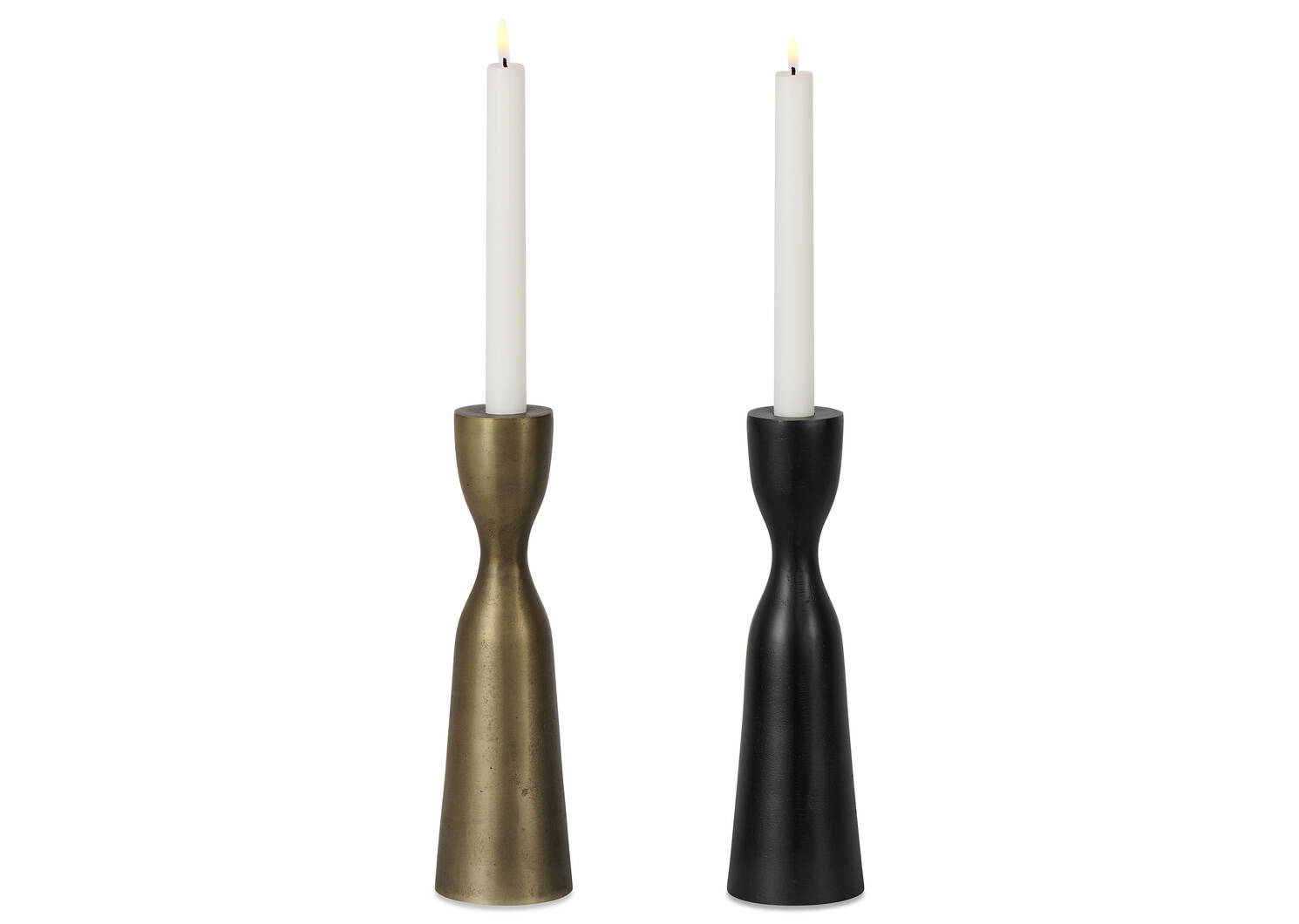 Valor Candle Holder Antique Brass