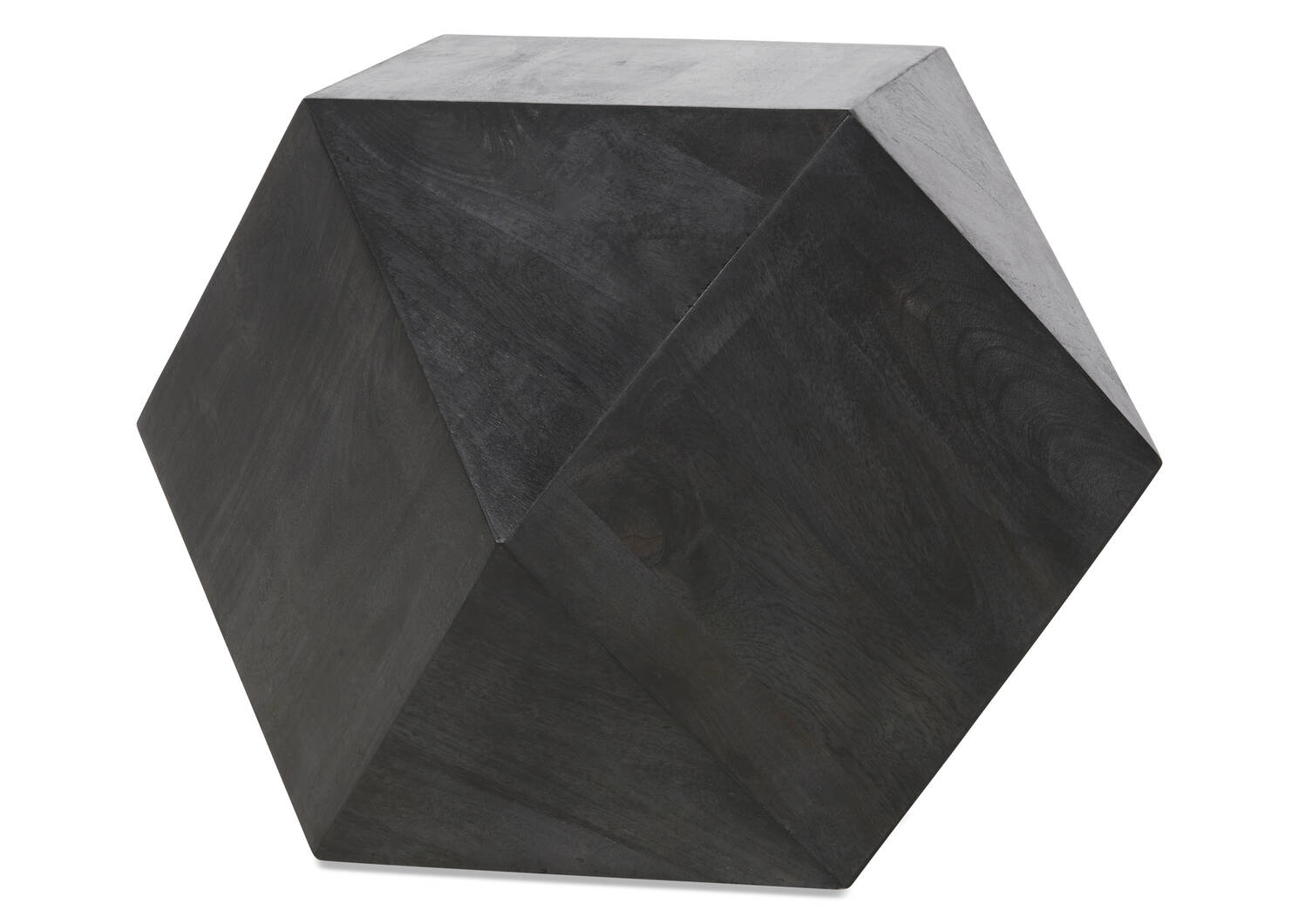 Kerbau Accent Table -Mango Black