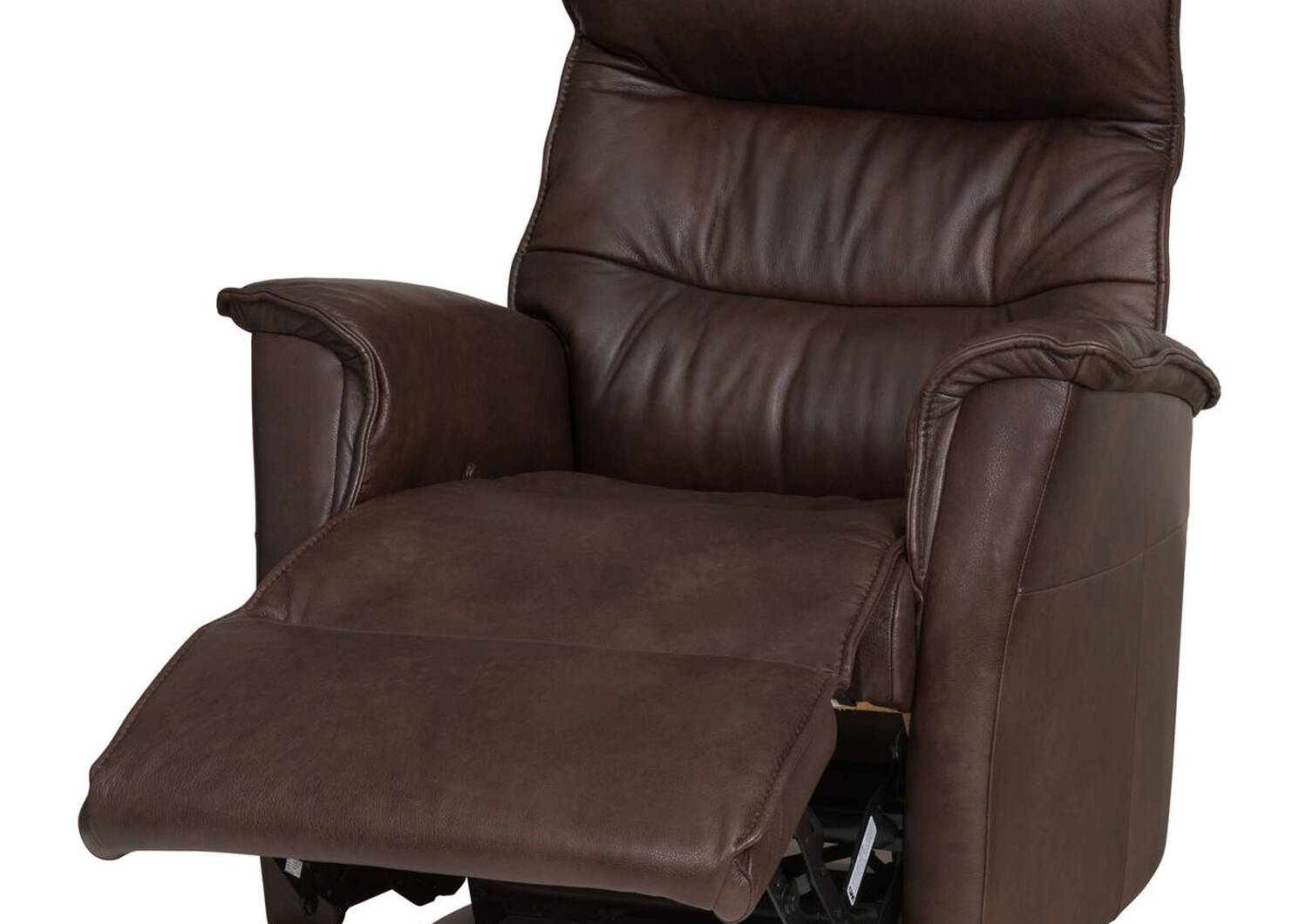 Fauteuil inc. cuir Paramount -Sol truffe