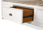 Parker Storage Bed -Heron White