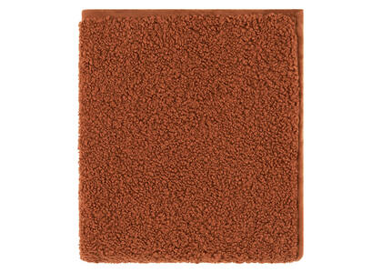 Jeté ours en peluche Taylor 60x70 cognac