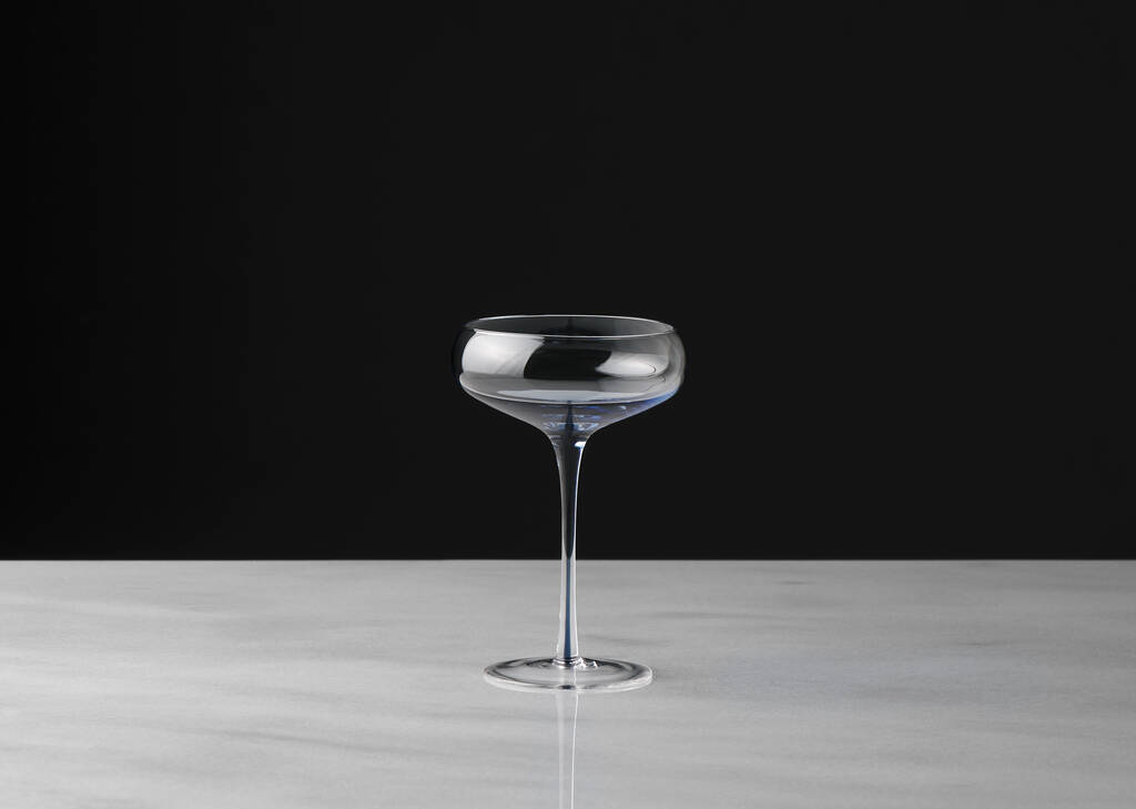 Maris Coupe Glass Clear/Blue