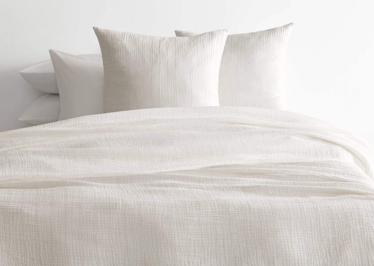 Vicky Cotton Coverlet Ivory